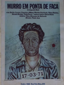 Capa do programa da peça, 1978